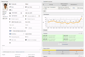 Manage all student data on one place!