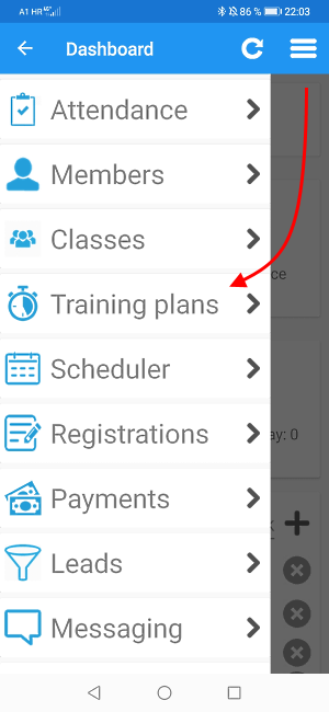 mobile app training plan